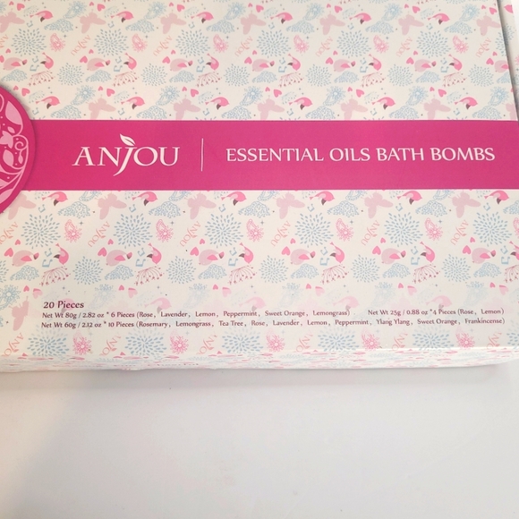 20 pcs Anjou Natural Bath Bombs SPA Essential Oils Relaxing Birthday Mother Gift - Picture 4 of 7
